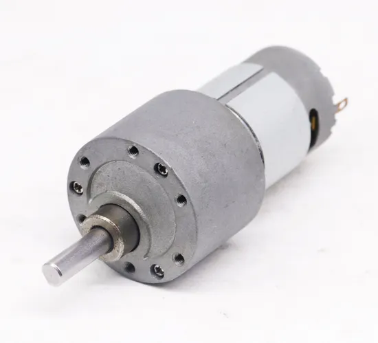 37mm Gearmotor 12V 24V Brushed Permanent Magnet Electrical Motor with Customized Service