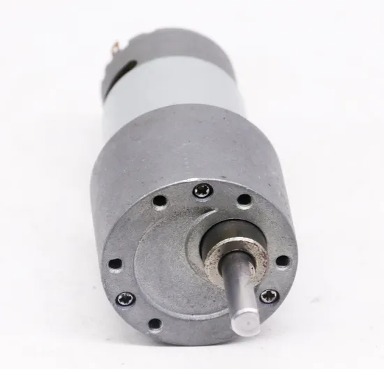 37mm Gearmotor 12V 24V Brushed Permanent Magnet Electrical Motor with Customized Service