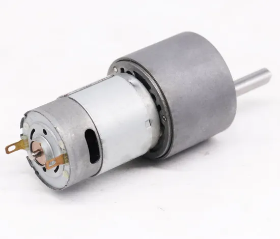 37mm Gearmotor 12V 24V Brushed Permanent Magnet Electrical Motor with Customized Service