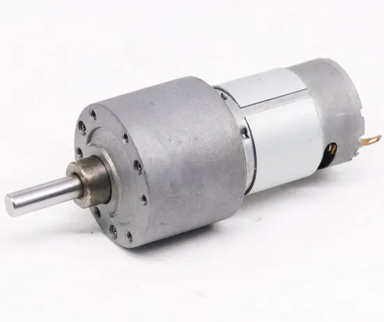 37mm Gearmotor 12V 24V Brushed Permanent Magnet Electrical Motor with Customized Service