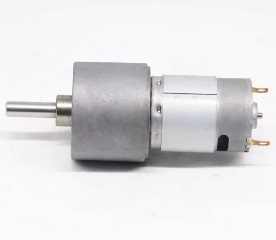 37mm Permanent Magnet DC Motor RS385 PMDC 37GB385 12V 24V Electric DC Gear Motor with Encoder