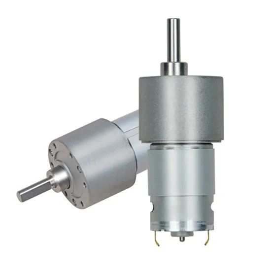 37mm Permanent Magnet DC Motor RS385 PMDC 37GB385 12V 24V Electric DC Gear Motor with Encoder