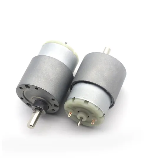 Small DC Gear Motor 37GB520 6V 12V 24V Electric DC Gearmotor with Bracket Tire for Robots