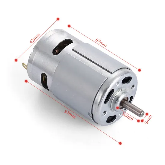 42mm Small Electric DC Motor RS770 RS775 Brushed Micro 12V 24V DC Motor with Ball Bearings