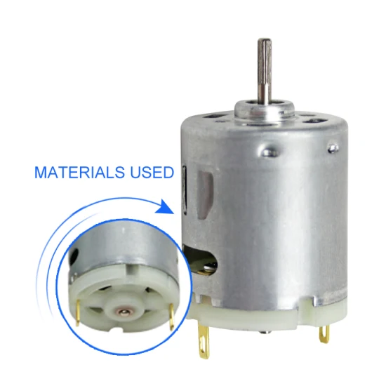 Factory Wholesales RS360 RS365 Electric DC Motor 24V 5000r PMDC Brushed Small Toy Motor with Knurled Shaft