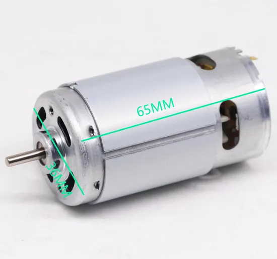 High Speed PMDC RS565 Small Electric Brushed Permanent Magnet 12V 24V DC Motor for Electrical Tools