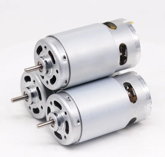 Low Noise 36mm 12V 24V DC Motor RS565 Electric Brushed PMDC Motor with Customized Parameter