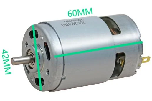 Micro DC Motor RS365/370/385/395/545/555/565/755/775/795 Fan Brushed Lawn Mower 12V 24V Electric DC Motor with Custom Shaft