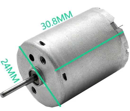 Micro PMDC Electric DC Brushed RS370 Mini Motor with EMC for Foot Sole Massager/Evaporator