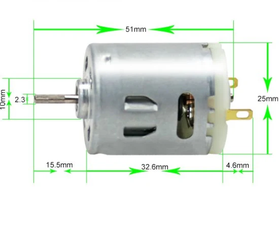 Xinhui RS360 RS365 Motor 12V 8000r 24V 10000r Brushed DC Electric Motor for Water Pump/ Electric Toy