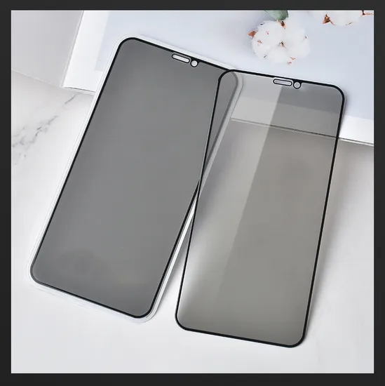 2.5D Silk Printing 45-Degree Anti-Peeping Anti Spy Privacy Mobile Phone Screen Protector for iPhone 15 14 PRO Max Privacy Glass