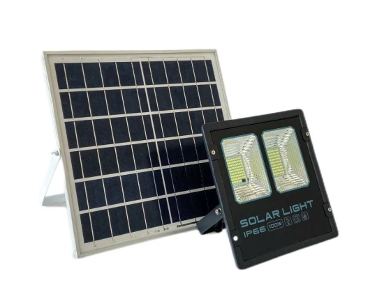 100W Outdoor Garden Coutyard Solar Floodlight Aluminum Solar LED Flood Light with Waterproof IP66