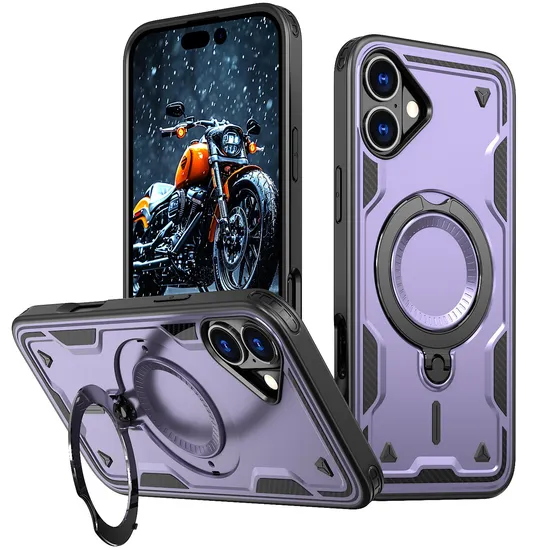 Amazon Standard Magnetic Phone Case for iPhone 16 Pixel 9 PRO with Metal Holder Stand