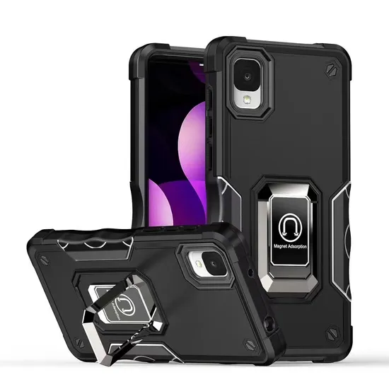 Armor Phone Case with Magnetic Built-in Kickstand for TCL Ion Z