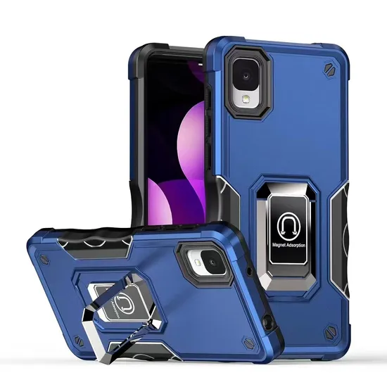 Armor Phone Case with Magnetic Built-in Kickstand for TCL Ion Z