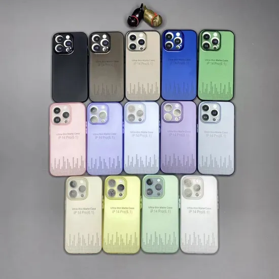 Cheapest Wholesale Ultra-Thin Matte TPU Mobile Phone Case for iPhone All Series