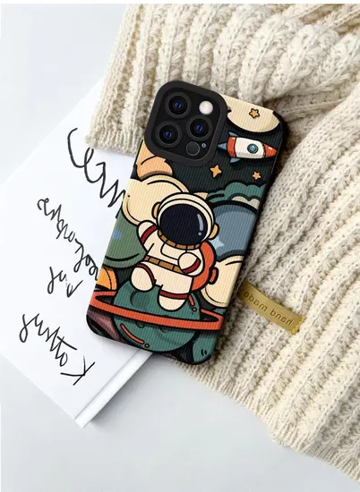 Customized Fashion Cartoon Mobile Phone Case Space Astronaut Phone Cover for Apple iPhone 7-15PRO Max Case