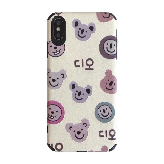 Cute Koala Animal Phone Case for iPhone 15 PRO Max Xr Silicone Full Cover Shockproof Cases