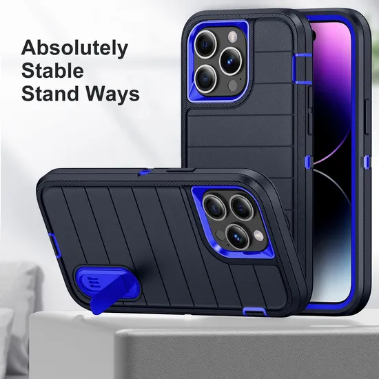 Defender Anti-Dust Heavy Duty 2-in-1 Armor Phone Case for iPhone 15 PRO Max Back Cover