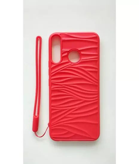 Factory Price Trendy TPU Ripple Phone Case with Hand Strap