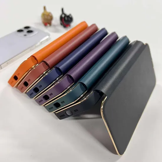 High-End PU Leather Phone Case Flip Cover Card Wallet Mobile Phone Accessories