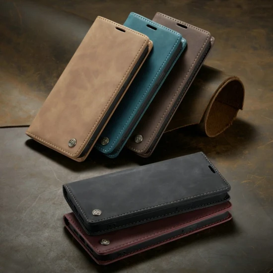 High Quality PU Leather Wallet Mobile Phone Case for Xiaomi Redmi Note 11 4G Note10 Kick Stand Retro Leather Case