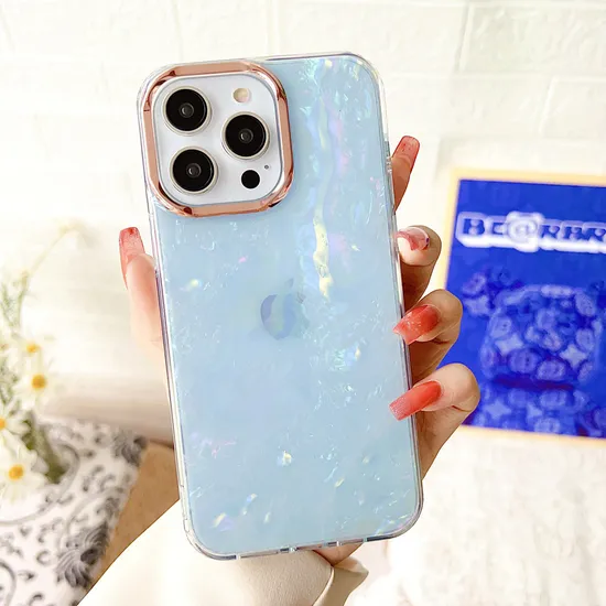 Ins Style Fancy Shell Electroplating Mobile Cell Cover for iPhone15 Phone Case for iPhone 11 12 13 14 PRO Plus Max