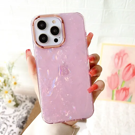 Ins Style Fancy Shell Electroplating Mobile Cell Cover for iPhone15 Phone Case for iPhone 11 12 13 14 PRO Plus Max