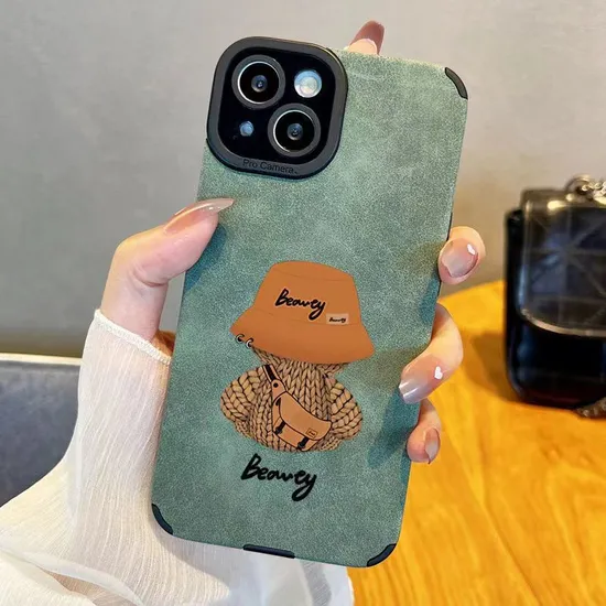 Ins Style Wholesale Bulk Price Kawaii Cute Bear Mobile Phone Case for iPhone 15 Apple 14PRO Cover