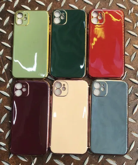 Luxury Original Electroplating Phone Case Candy Color Smartphone Back Cover