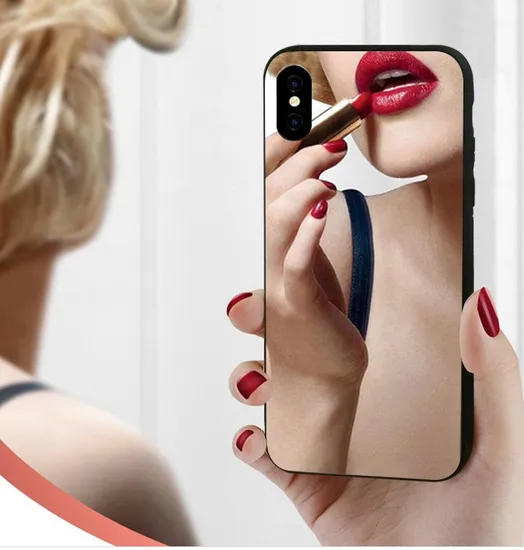 Makeup Mirror Phone Case Girls Glass I Phone14 PRO Max