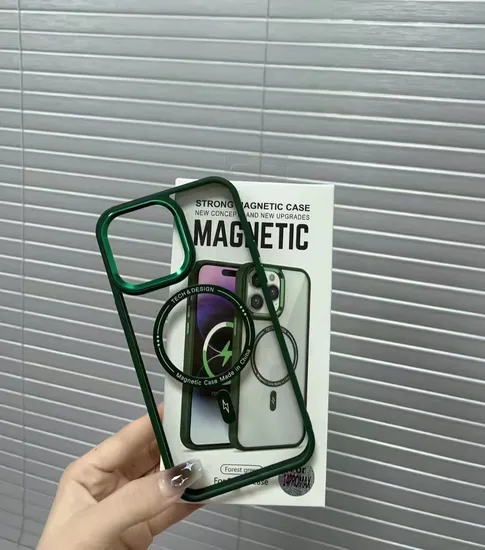 New Arriving for iPhone 16 Phone Case with Metal Lens Magsafe Box Package