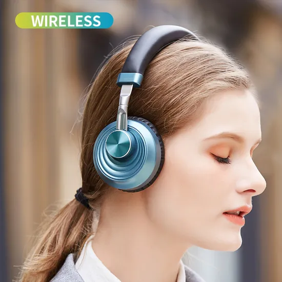 Head-Worn Wireless Bluetooth V5.0 Earphone TF Card Computer Mobile Game Over-Ear Headset