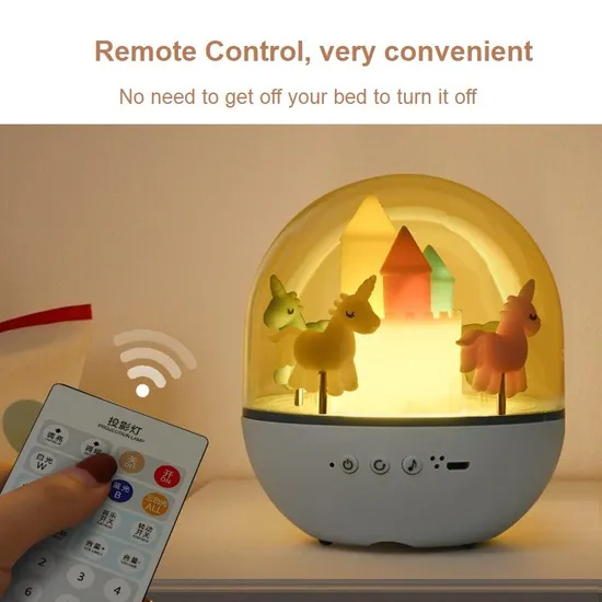 Romantic Kid′ S Night Light with Bluetooth Music Speaker