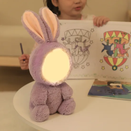 Soft Plush Toy for Baby Sleep Aid Baby Night Light Gift