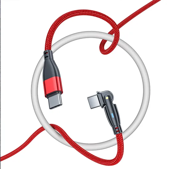 180 Degrees Free Rotation Fast Charging Data Cable with Type-C to Type-C Interface in Pd 60W