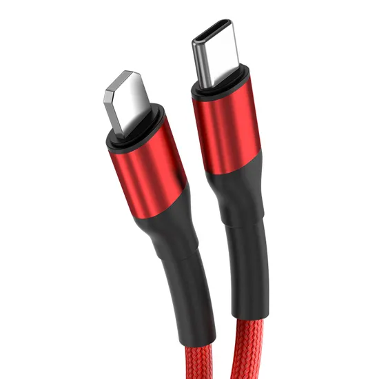 1 Meter 2 Meters Sr Lengthened Reinforced Upgraded Charging Data Cable Type-C to Lightning Charging Cable