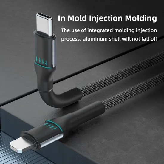 1 Meter 2 Meters Sr Lengthened Reinforced Upgraded Charging Data Cable Type-C to Lightning Charging Cable