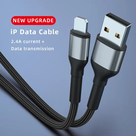 1 Meter 2 Meters Sr Lengthened Reinforced Upgraded Charging Data Cable USB to Lightning Charging Cable