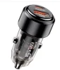 Car Charger OEM Dual Port 60W Super Fast Charge (1C1A) Dual Output Mini Car Charger