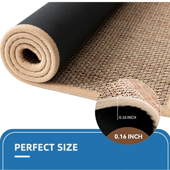 Anti-Slip Anti Fatigue Linen Kitchen Mat Kitchen Runner Rug Rubber Backing