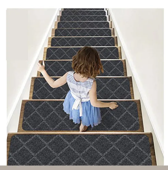 Anti-Slip Diamond-Type Lattice Printed Rubber Back Star Mat