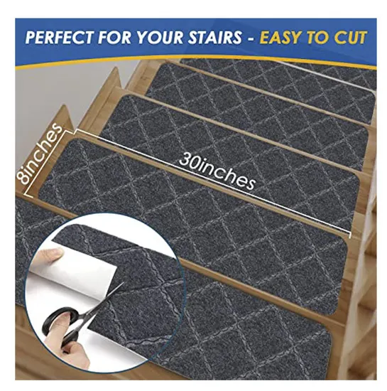 Anti-Slip Diamond-Type Lattice Printed Rubber Back Star Mat