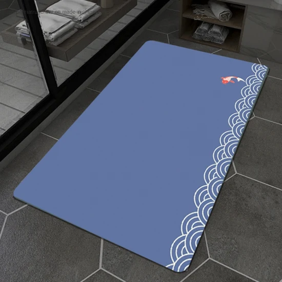 Anti-Slip Mat Diatom Mud Super Absorbent Pad Nordic Style Toilet Floor Mat