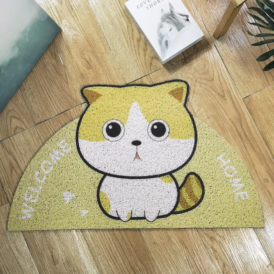 Cartoon Silk Loop Floor Mat