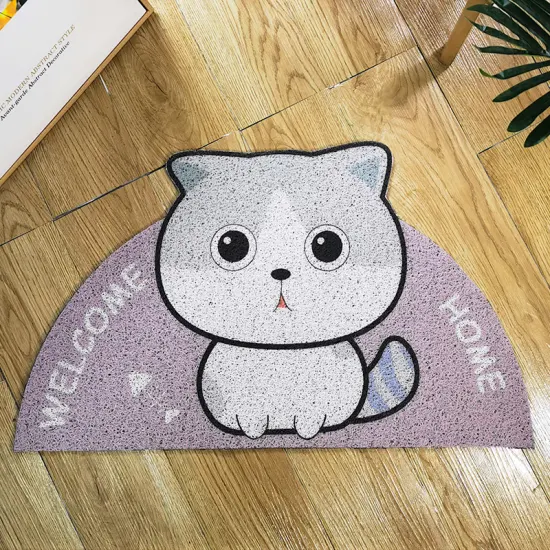 Cartoon Silk Loop Floor Mat