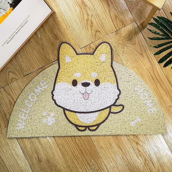 Cartoon Silk Loop Floor Mat