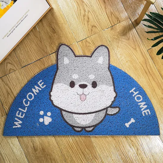 Cartoon Silk Loop Floor Mat