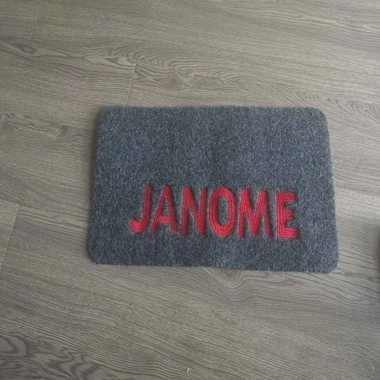 Custom Logo Door Mat Anti-Slip Rubber Backing Floor Mat Set