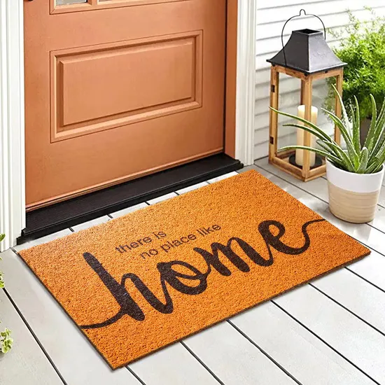 Custom Napping Anti Slip Indoor Outdoor Front Door Mat for Home Entry